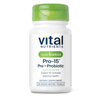 Vital Nutrients - Hyperbiotics Pro-15 Pre + Probiotic