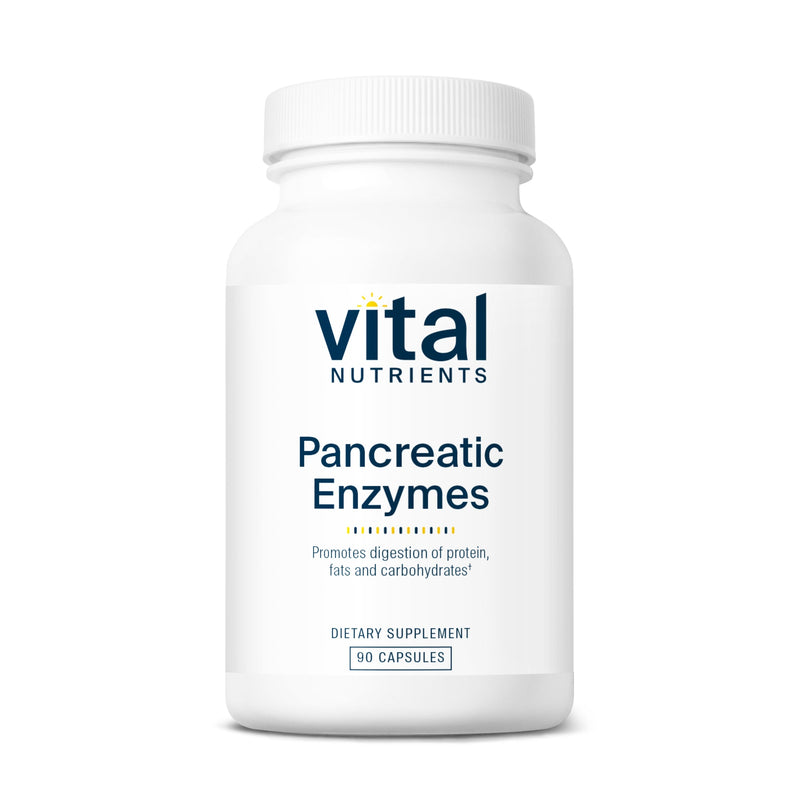 Vital Nutrients - Pancreatic Enzymes 1000mg (full strength)