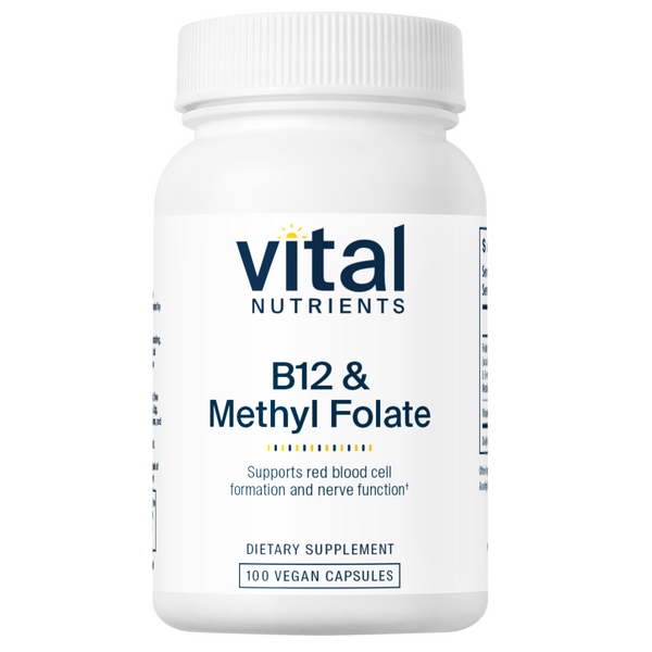 Vital Nutrients - B-12/Methyl Folate 1000mcg/800mcg