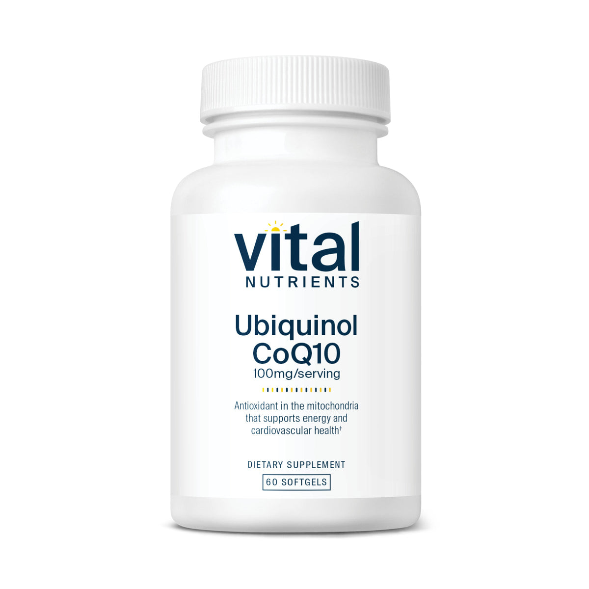 Vital Nutrients Ubiquinol CoQ10 100mg