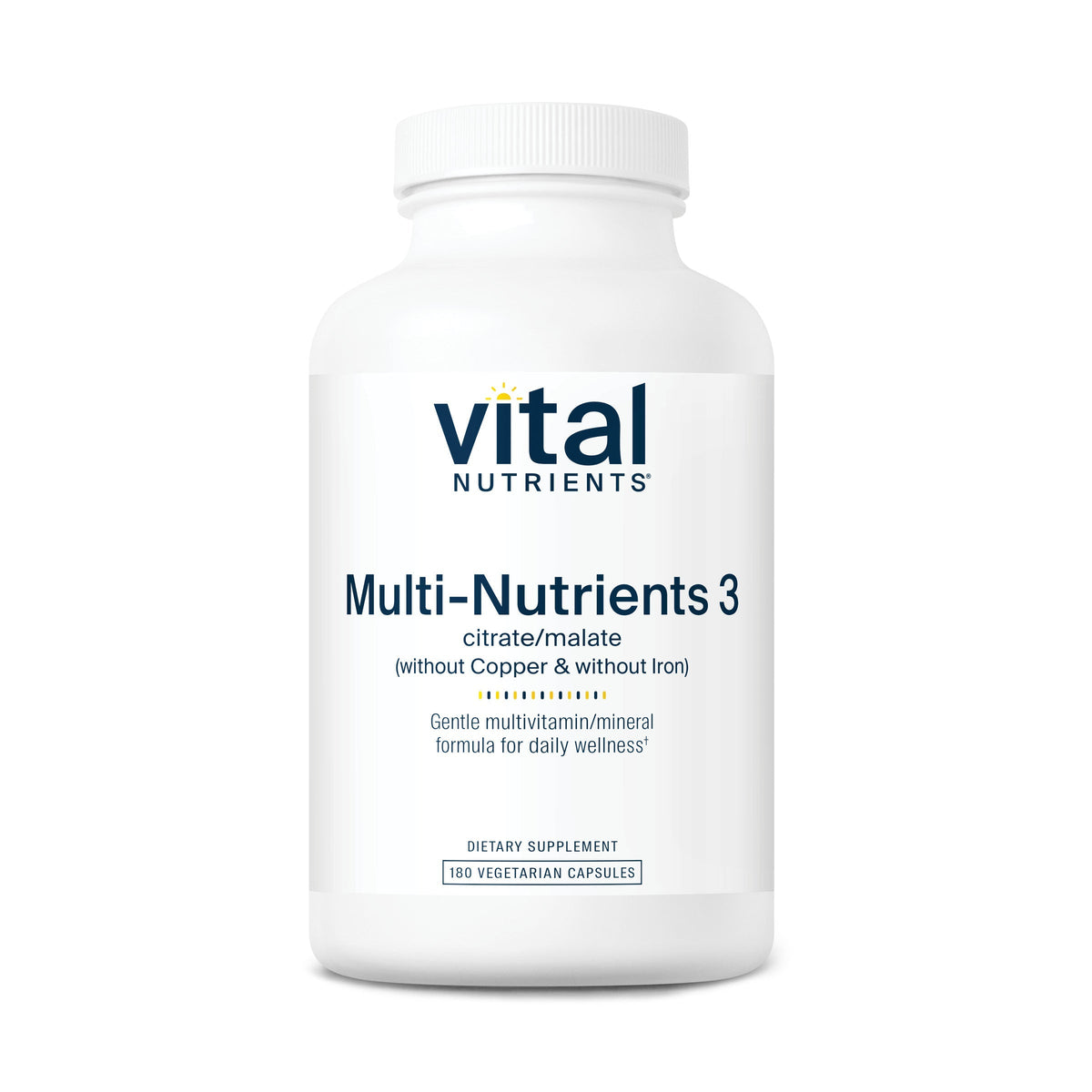Vital Nutrients Multi-Nutrients 3 Citrate/Malate (without Copper & without Iron)