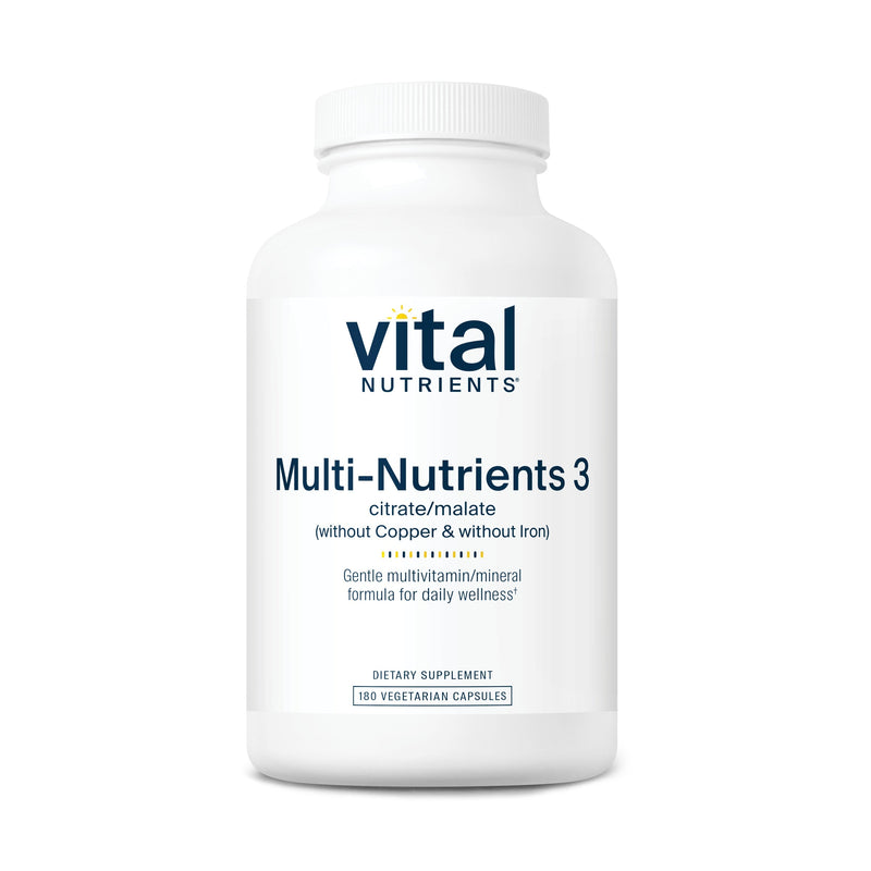 Vital Nutrients - Multi-Nutrients 3 Citrate/Malate (without Copper & without Iron)