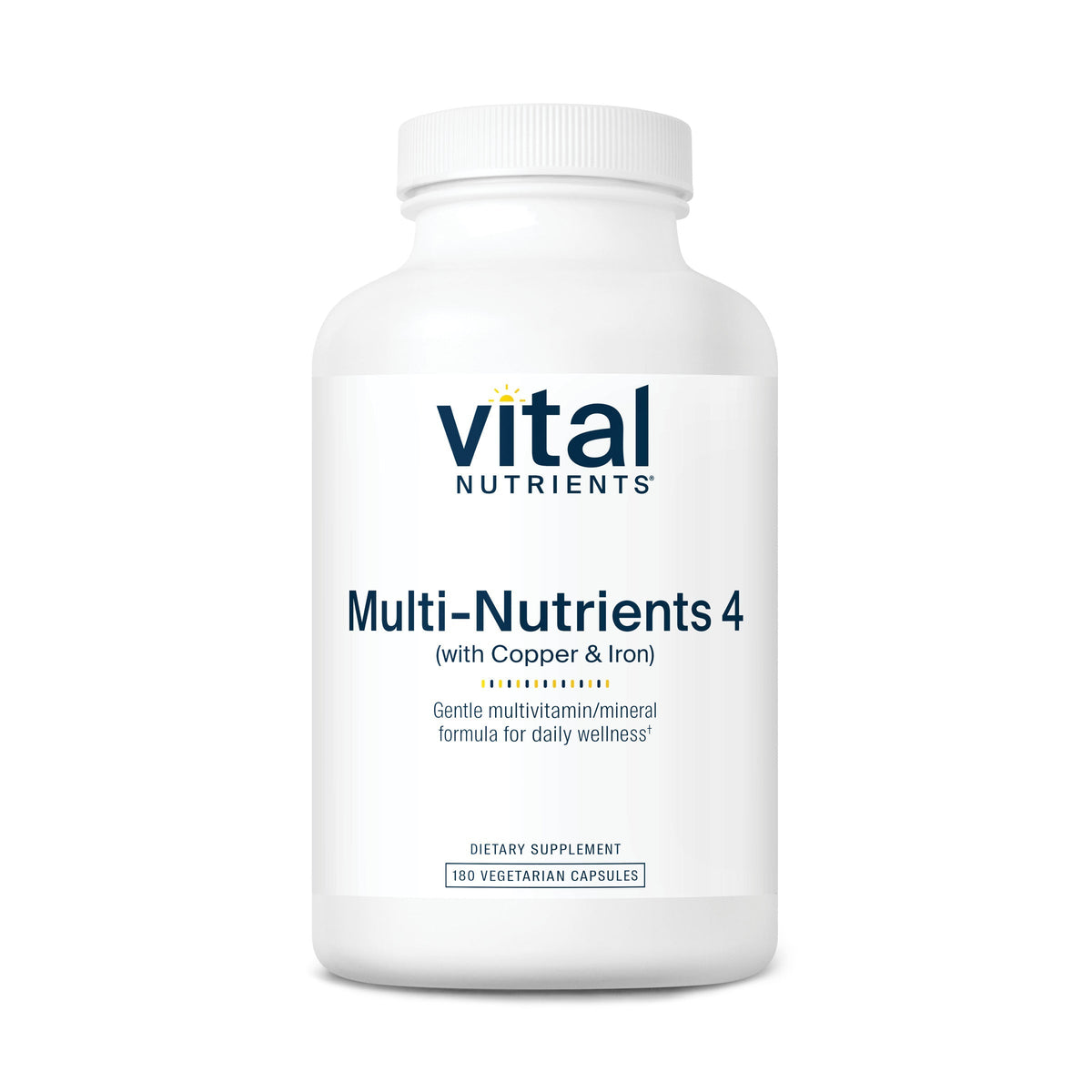 Vital Nutrients Multi-Nutrients 4 Citrate/Malate Formula (with Copper & Iron)