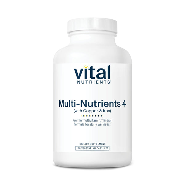 Vital Nutrients - Multi-Nutrients 4 Citrate/Malate Formula (with Copper & Iron)