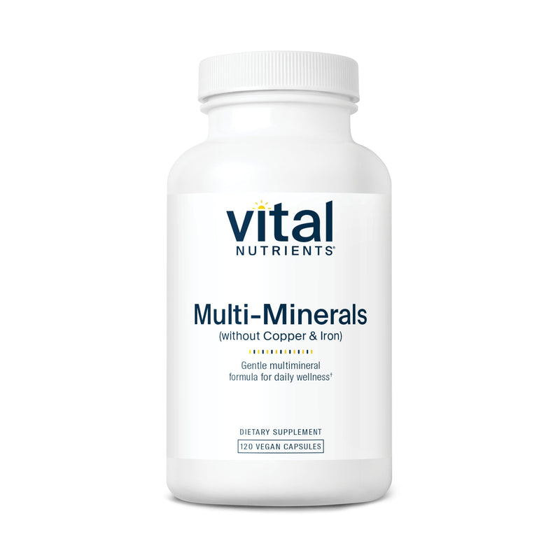 Vital Nutrients - Multi-Minerals Citrate/Malate Formula (No Copper or Iron)