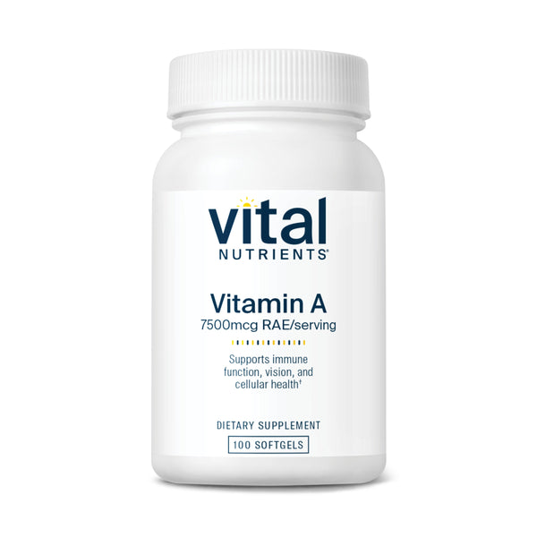 Vital Nutrients - Vitamin A 7500mcg RAE