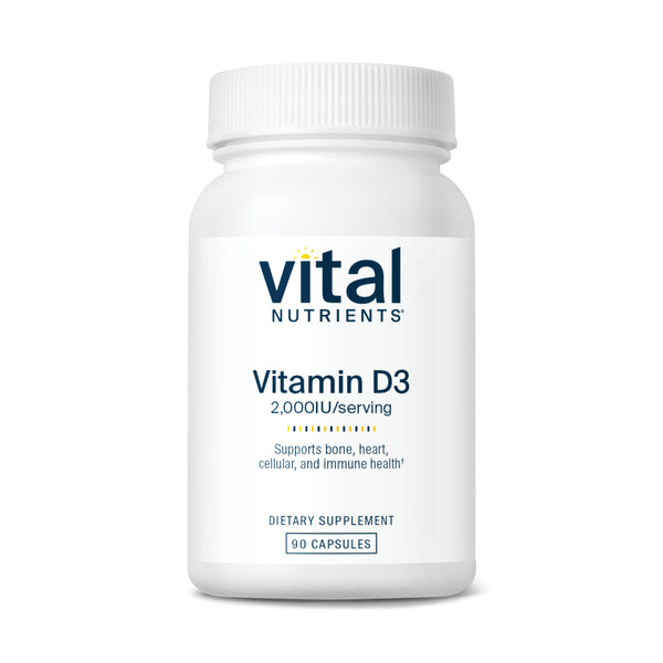 Vital Nutrients - Vitamin D3 2000IU VEG