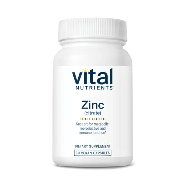 Vital Nutrients - Zinc (Citrate) 30mg 90c