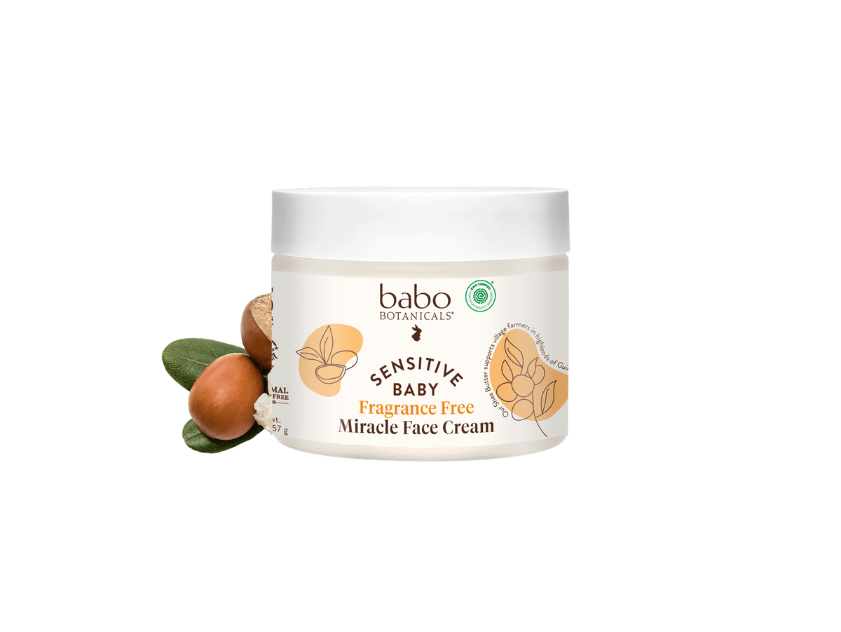 Babo Botanicals Sensitive Baby Fragrance-Free Miracle Face Cream