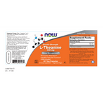 NOW Foods L-Theanine 200mg — view 2 — view 2