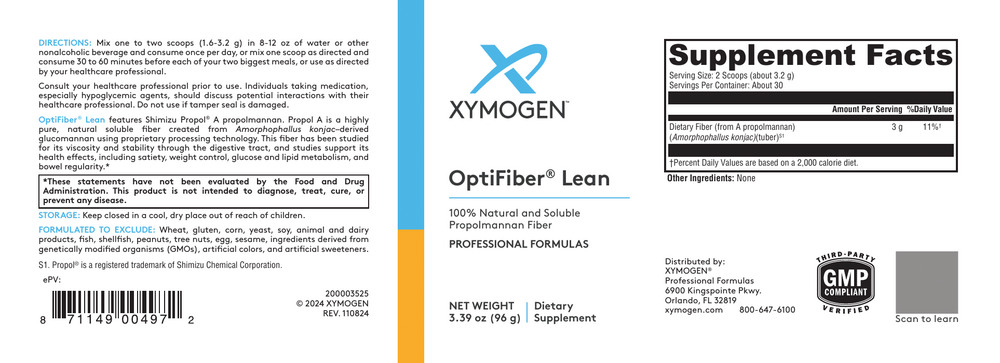 Xymogen OptiFiber Lean — view 2
