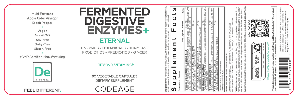 Codeage Fermented Digestive Enzymes — view 2