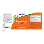 NOW Foods Feverfew 400mg — view 2 — view 2