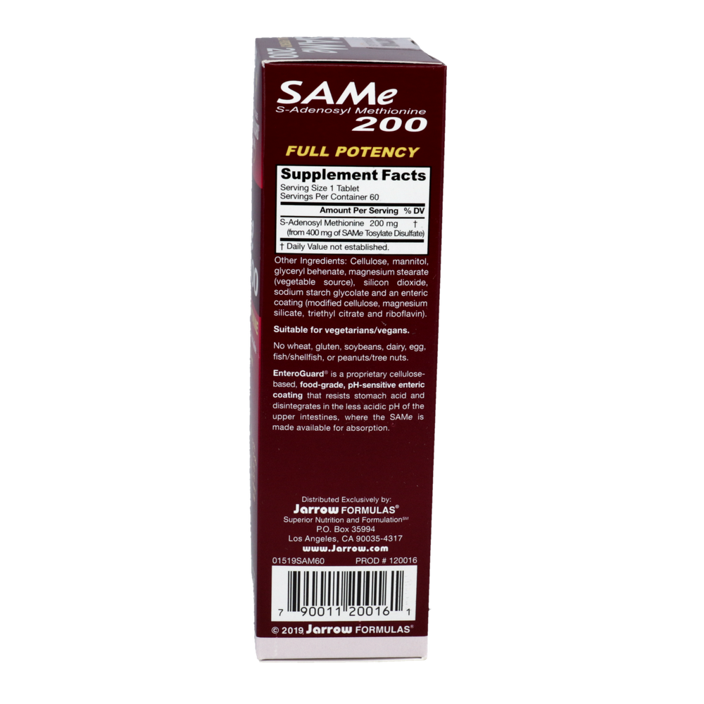 Jarrow Formulas Sam-e 200 200mg — view 2