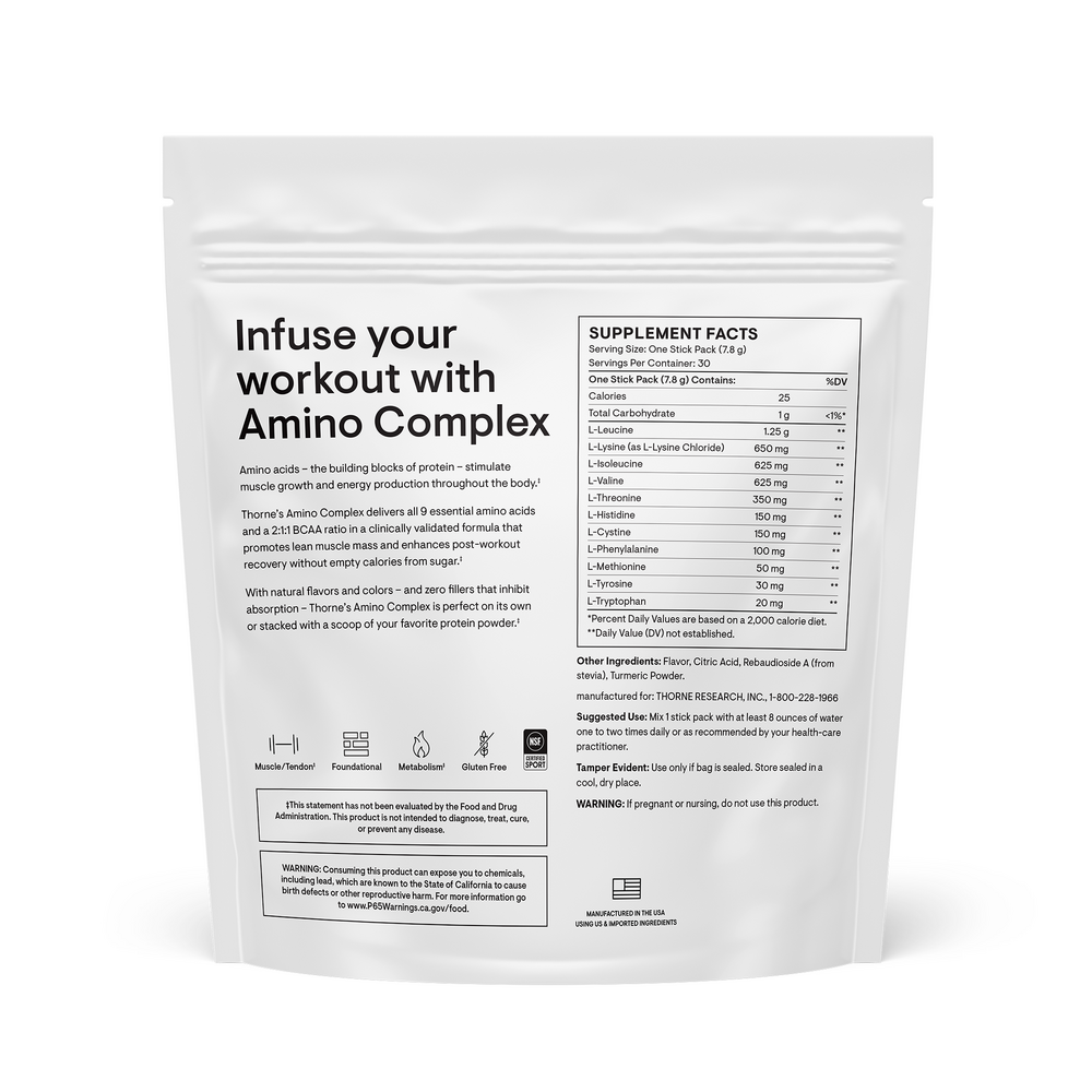 Thorne Amino Complex Lemon Flavored — view 2