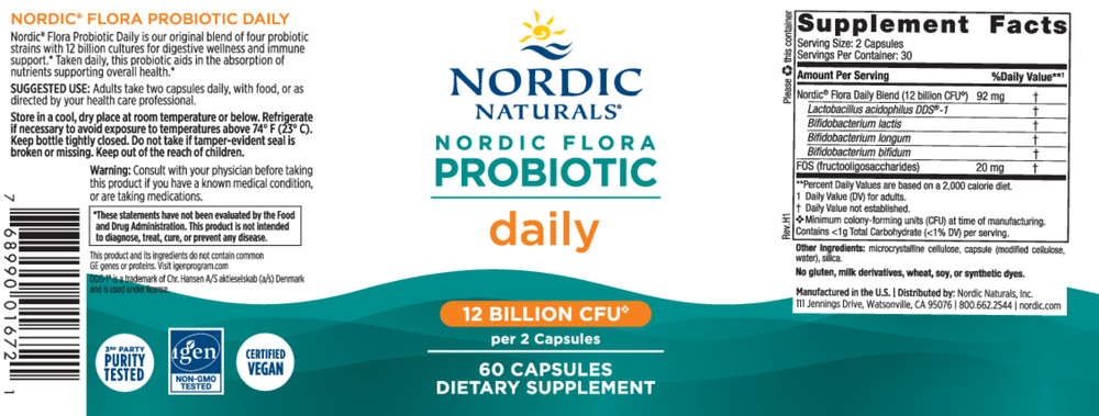 Nordic Naturals Nordic Probiotic Daily — view 2