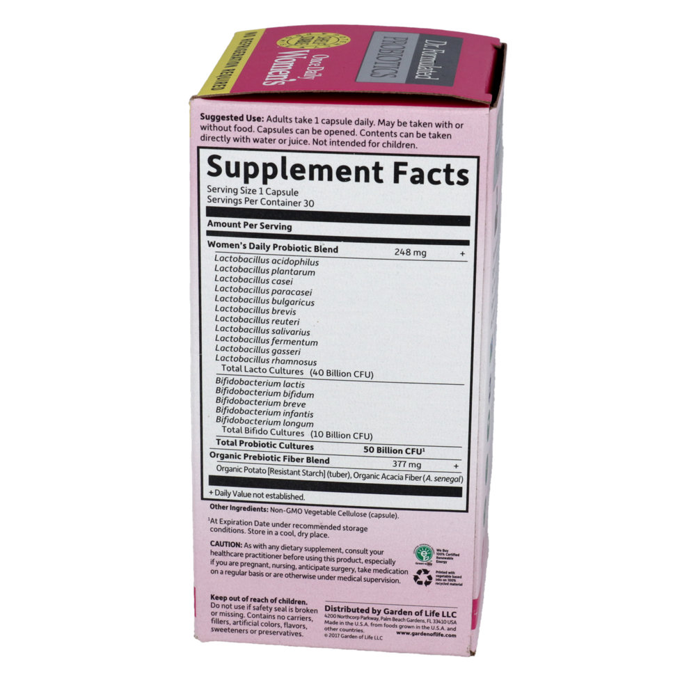 Garden of Life Dr. Formulated PROBIOTICS Once Daily Womens — view 2