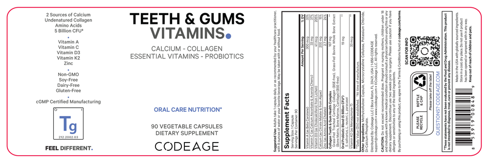 Codeage Teeth & Gums Vitamins — view 2