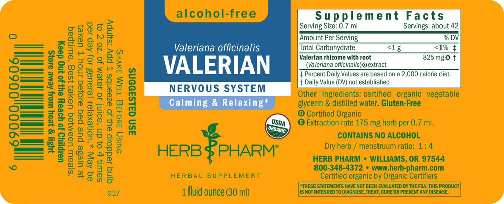 Herb Pharm Valerian Alcohol Free — view 2