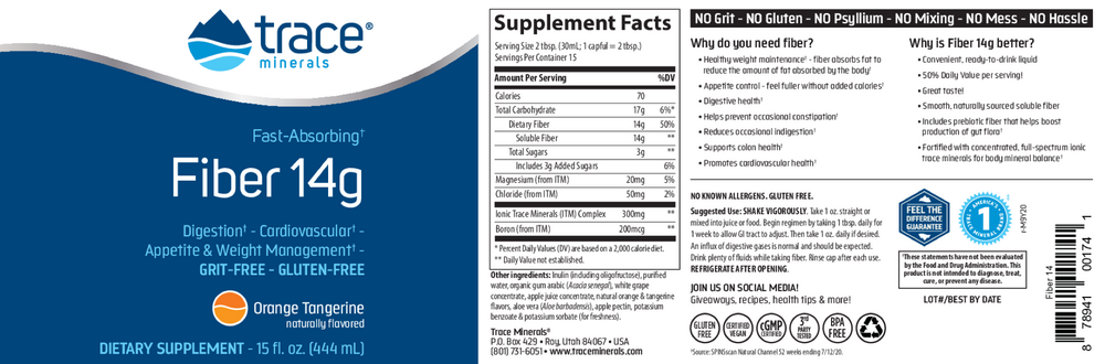 Trace Minerals Research Fiber — view 2
