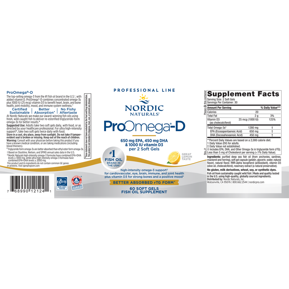 Nordic Naturals ProOmega®-D — view 2