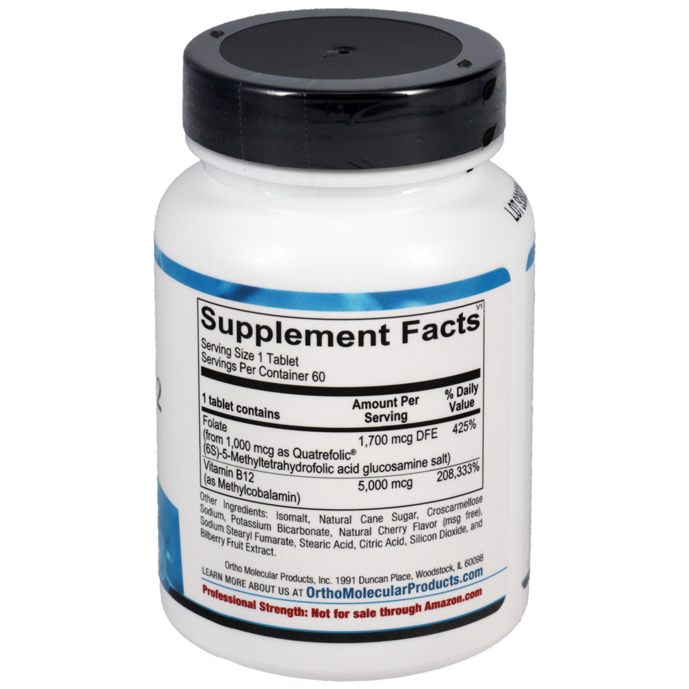 Ortho Molecular Products Methyl B12 — view 2