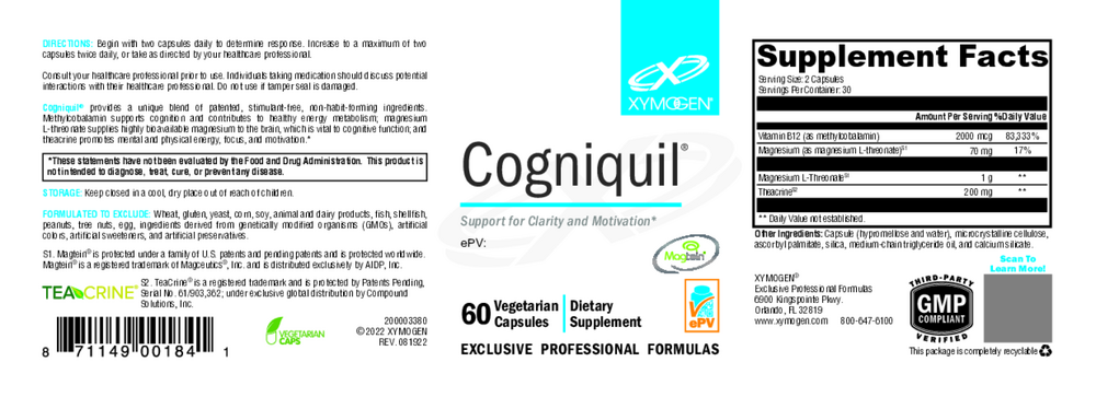 Xymogen Cogniquil — view 2