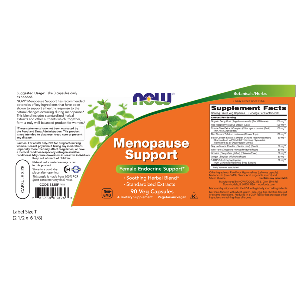 NOW Foods Menopause Support — view 2