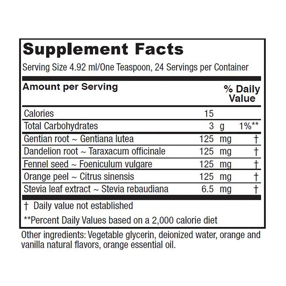 Vitanica Bitters Tonic™ Vanilla Orange Digestive Support — view 2