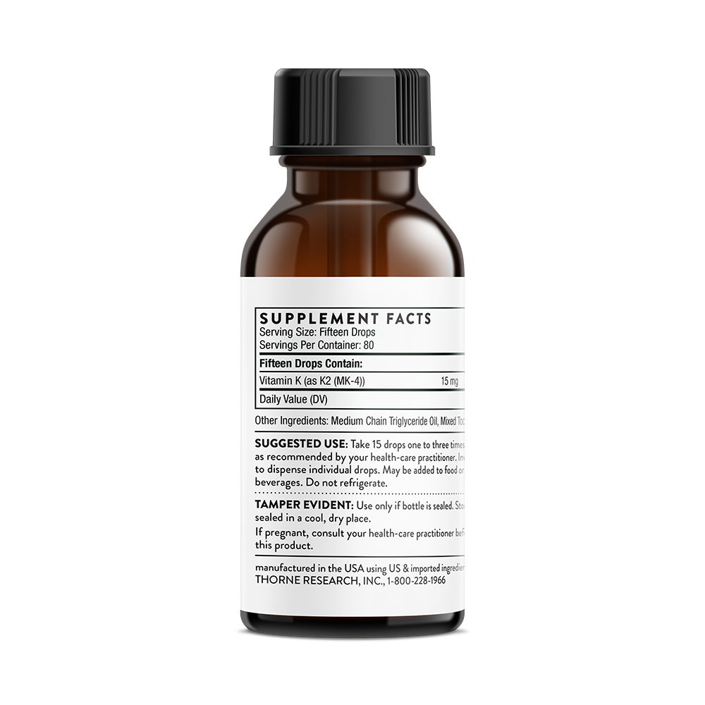 Thorne Vitamin K2 Liquid — view 2