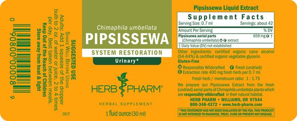 Herb Pharm - Pipsissewa