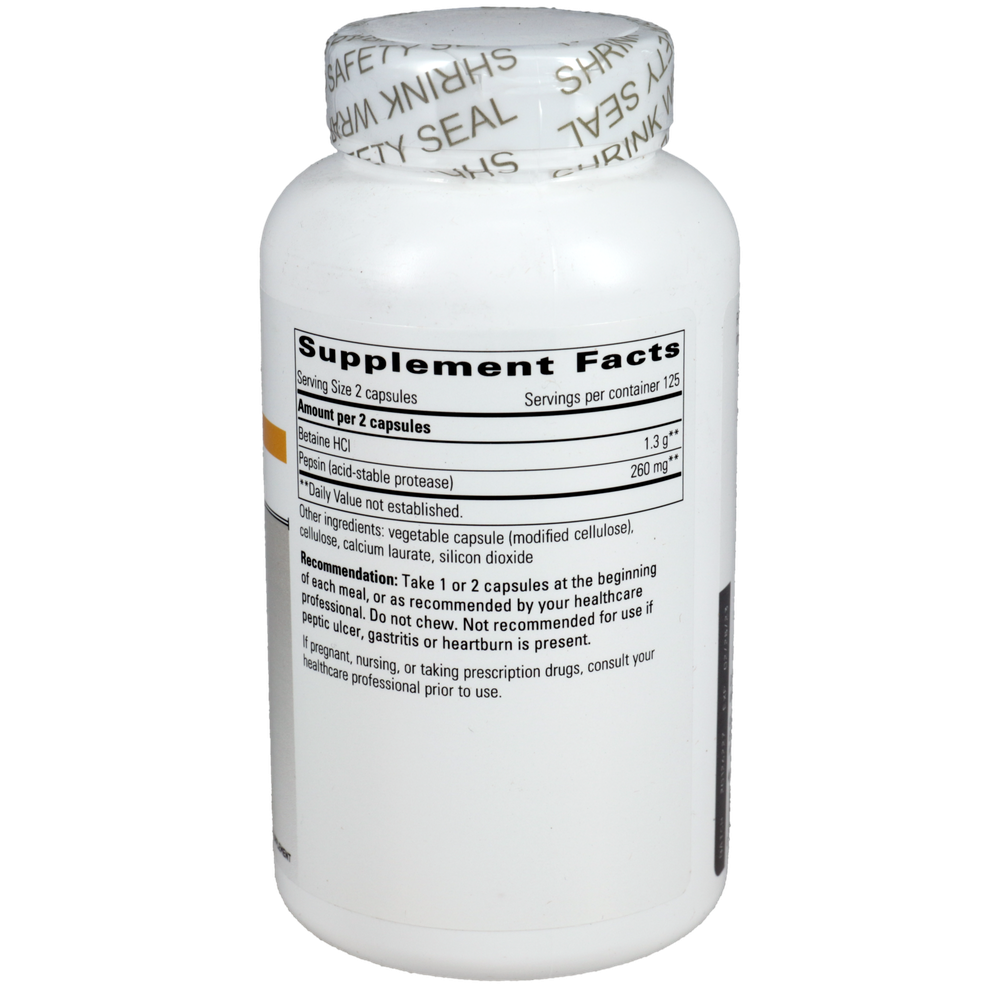 Integrative Therapeutics Betaine HCL — view 2
