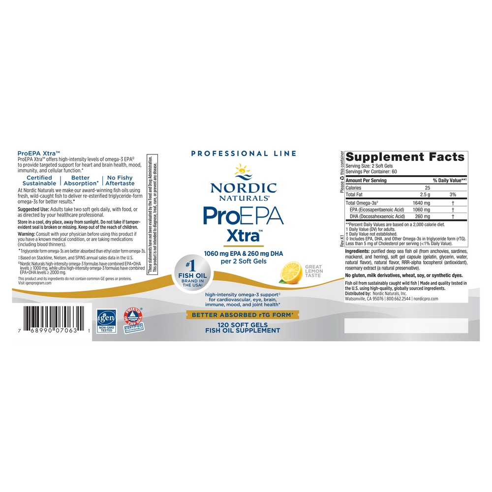 Nordic Naturals ProEPA™ Xtra — view 2