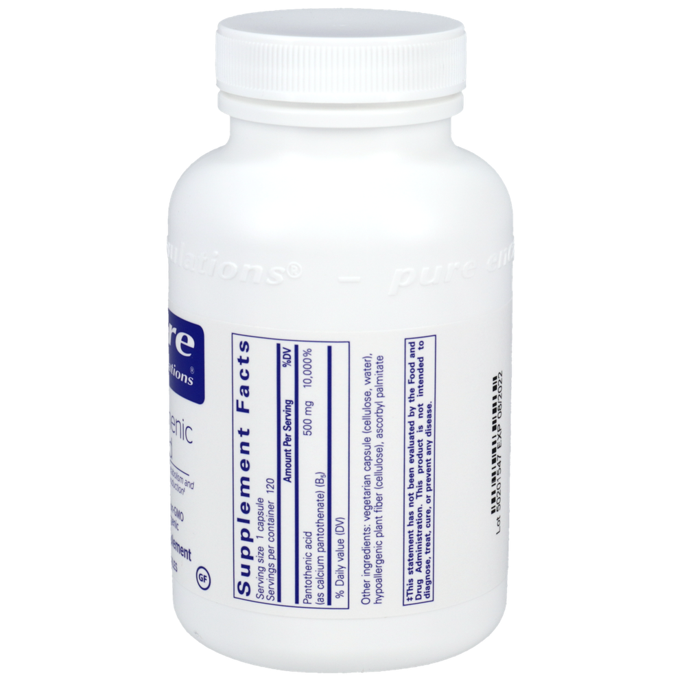 Pure Encapsulations Pantothenic Acid — view 2