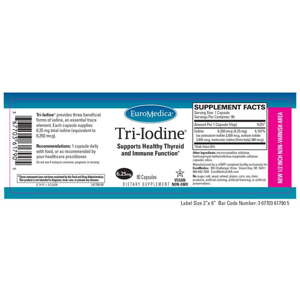 EuroMedica Tri-Iodine® 6.25 mg — view 2