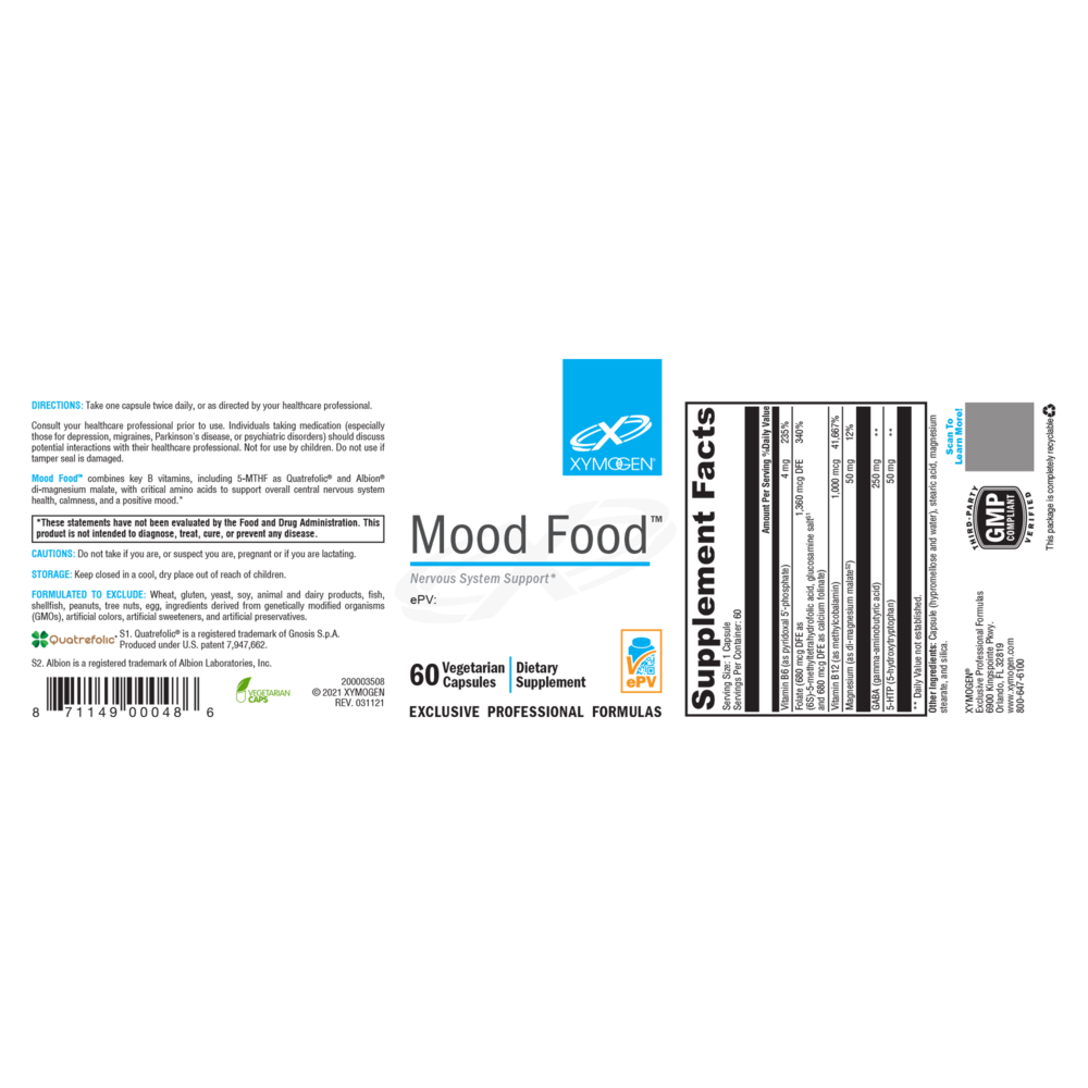 Xymogen Mood Food — view 2