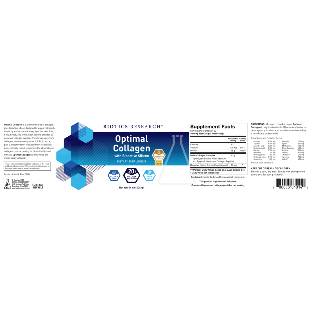 Biotics Research Optimal Collagen — view 2