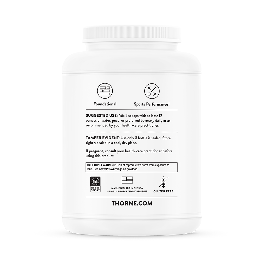 Thorne Plant Protein, Vanilla Flavored — view 2
