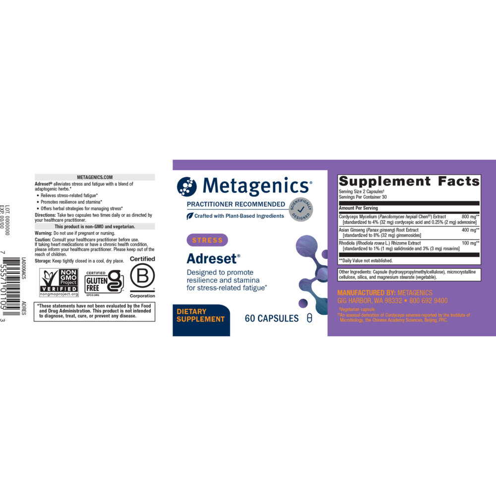 Metagenics Adreset® — view 2