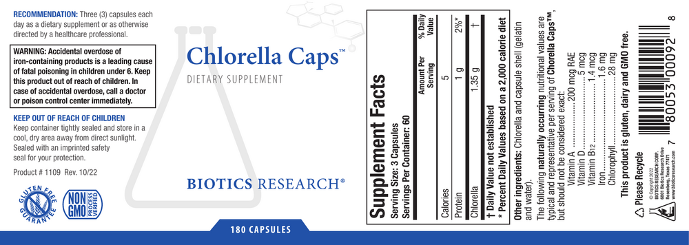 Biotics Research Chlorella Caps™ — view 2