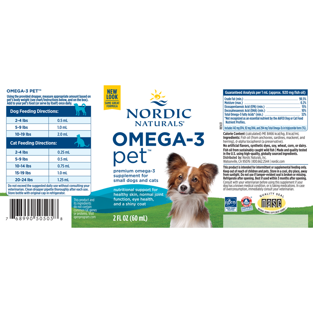Nordic Naturals Omega-3 Pet (Cats and small dogs) — view 2