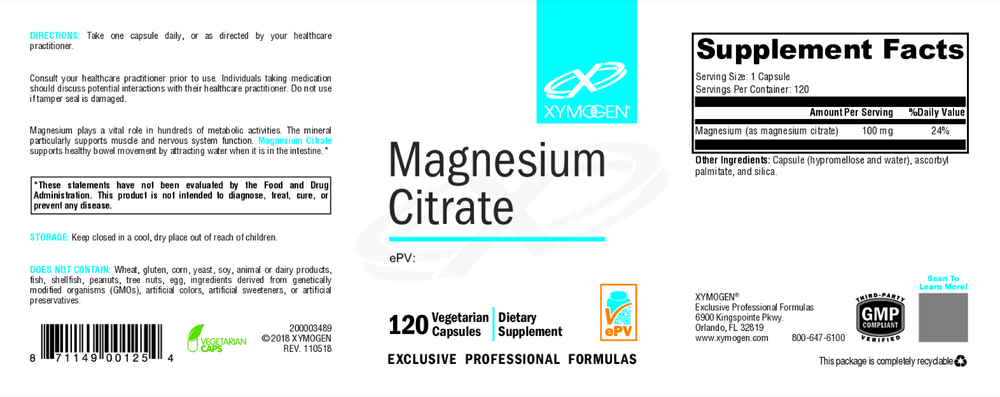 Xymogen Magnesium Citrate — view 2