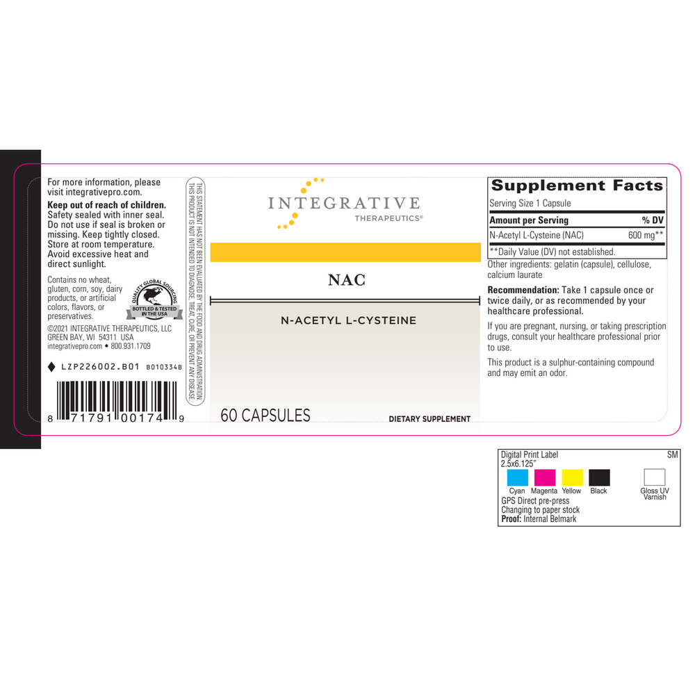 Integrative Therapeutics NAC — view 2