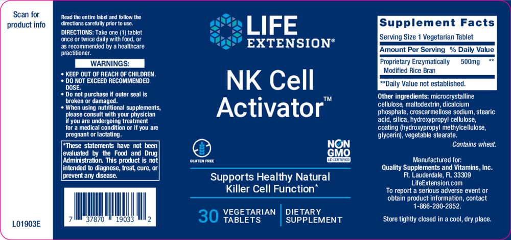 Life Extension NK Cell Activator — view 2