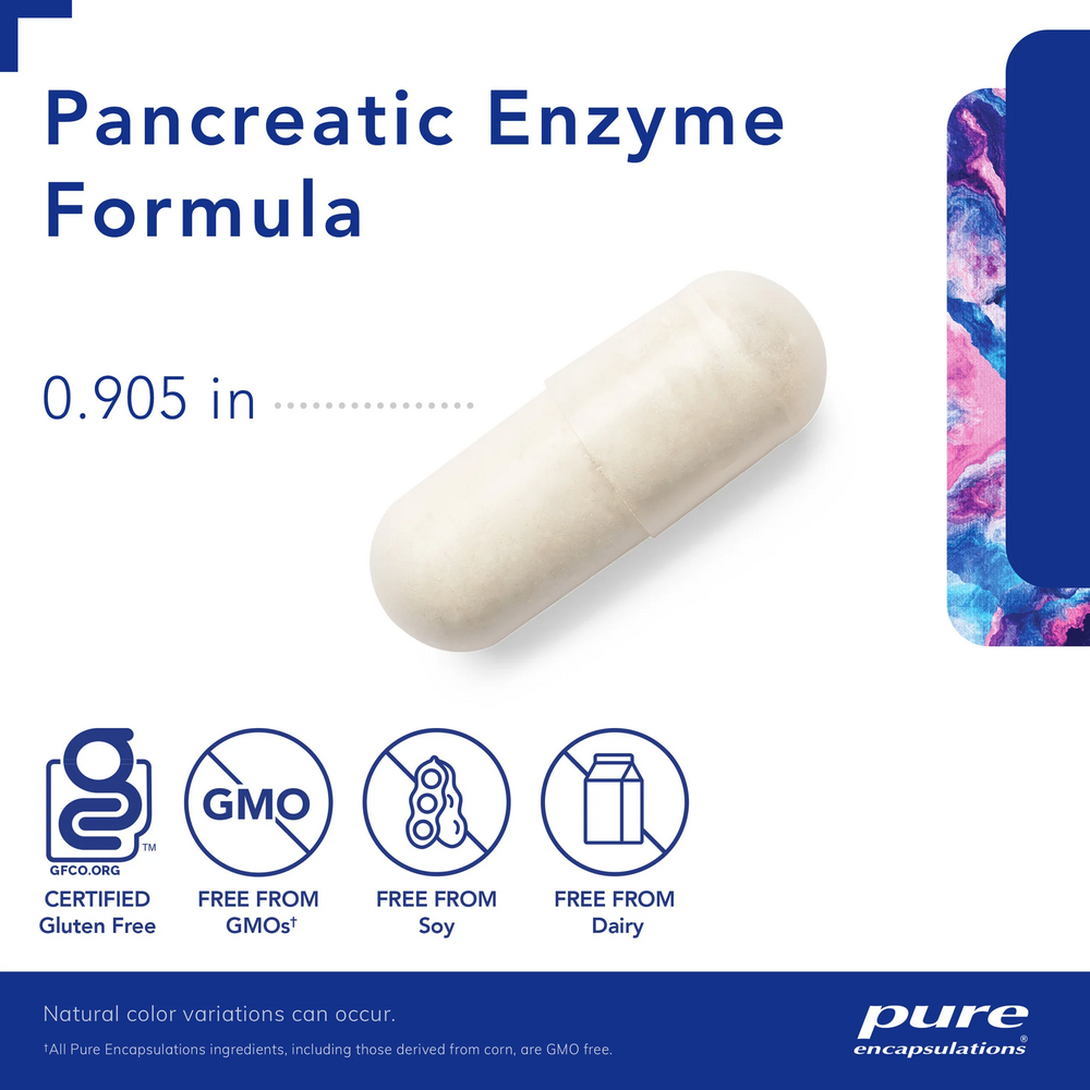Pure Encapsulations Pancreatic Enzyme Formula — view 2