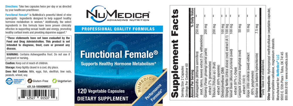 NuMedica Functional Female® — view 2