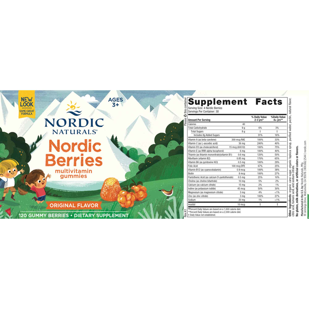 Nordic Naturals Nordic Berries Multivitamin Gummies — view 2