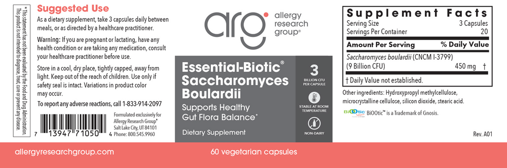 Allergy Research Group Saccharomyces Boulardii — view 2