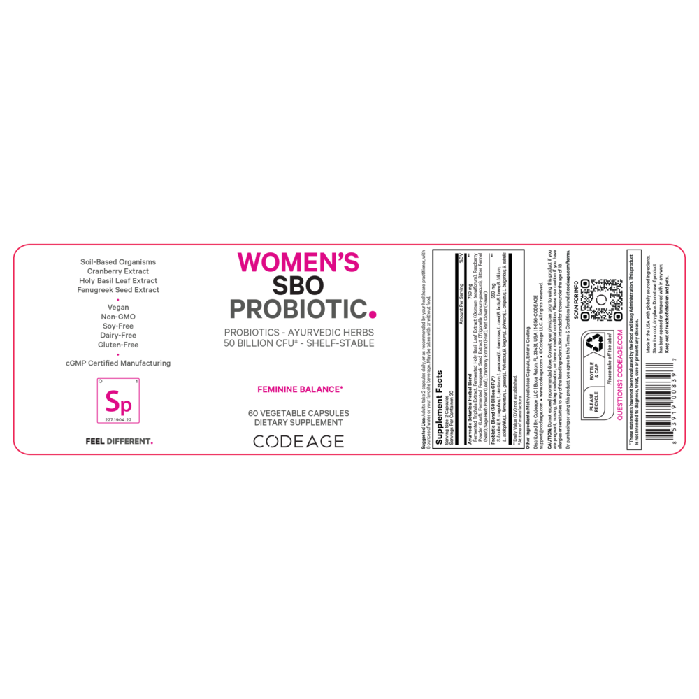 Codeage Women's SBO Probiotic — view 2