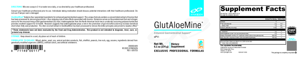 Xymogen GlutAloeMine — view 2